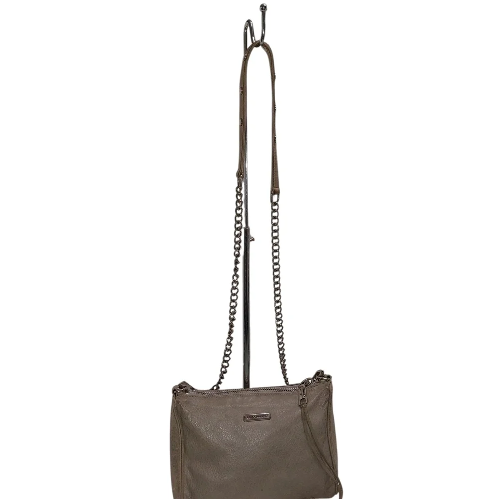 Rebecca Minkoff Tan Crossbody Bag with Elegant Minimalism